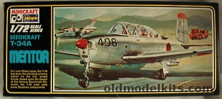 Hasegawa 1/72 Beechcraft T-34A Mentor with Tractor - USAF / USN / JSDF, 088 plastic model kit